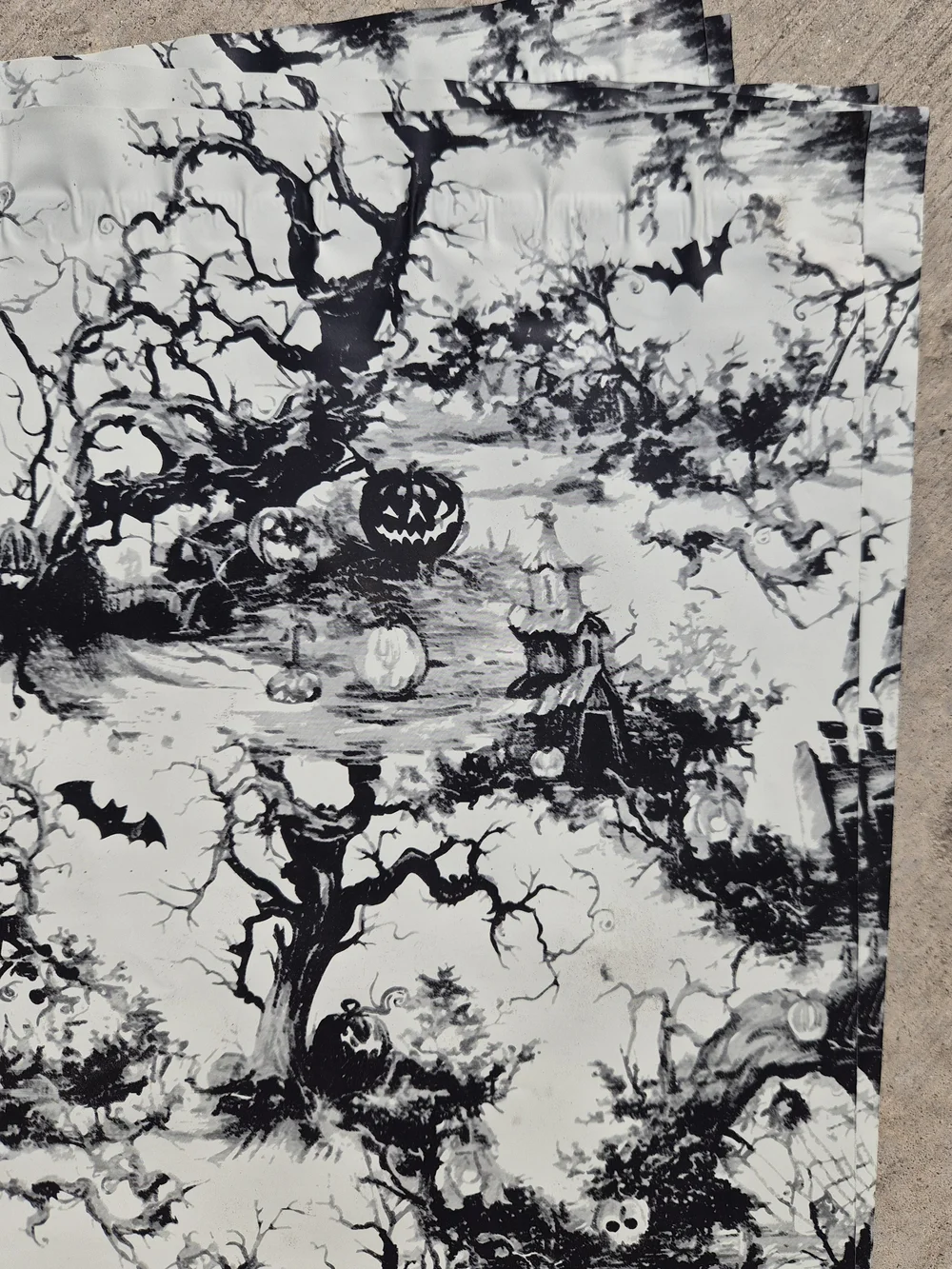 👻 Spooky Toile Halloween 🎃 Poly Mailers 🦇 10x13 Shipping Bags 20 Count